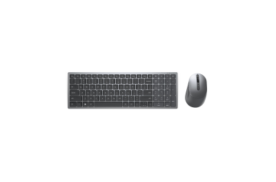 DELL KM7120W keyboard Mouse included RF Wireless + Bluetooth English Grey, Titanium
